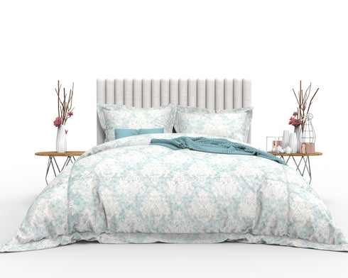 Cynthia 100% Cotton Satin 350 TC 3 Piece King Size Bed Linen Set -48A